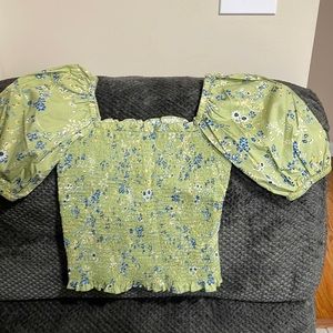 I.N.C  floral blouse